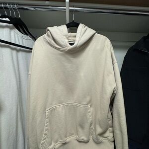 h:ours Beige Hoodie